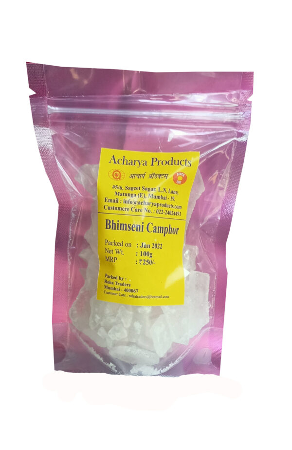 RGshopnet Acharya Product Bhimseni Camphor 50g (Pack of 1)