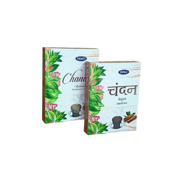 RGshopnet Chandan Natural Sambrani Cup (Pack of 1)