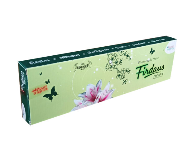 RGshopnet Firdaus Agarbatti Premium Natural Incense Sticks 50g (Pack of 1)