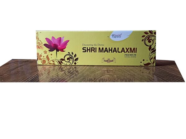 RGshopnet Shri Mahalaxmi Agarbatti Premium Natural Incense Sticks 50g (Pack of 1)